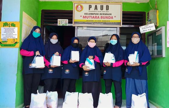 [Indonesia] Goods support to IHF education foundation