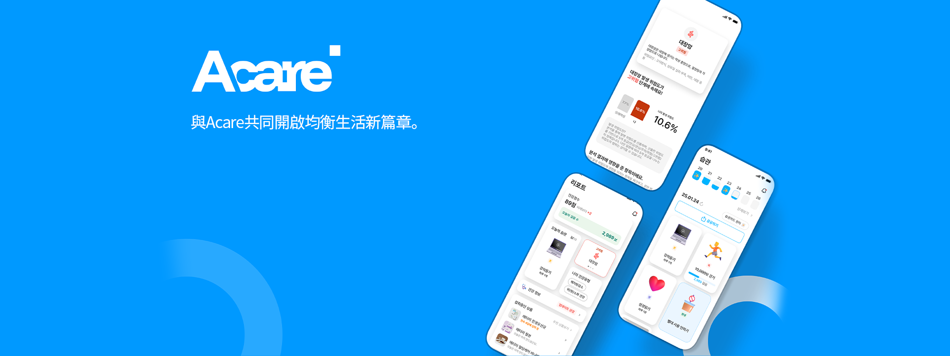 與Acare共同開啟均衡生活新篇章。