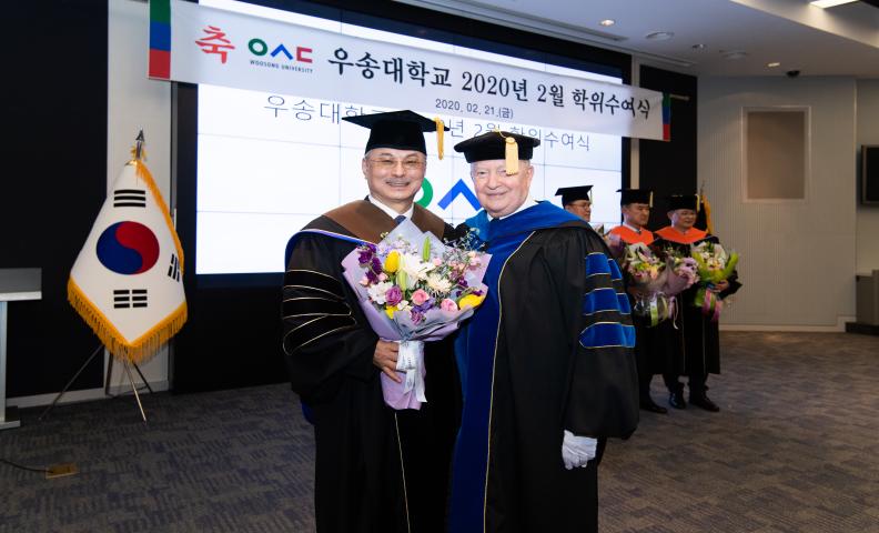 Doctorate Conferment Ceremony in Woosong University